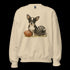 Chihuahua Black and White Football Sweatshirt