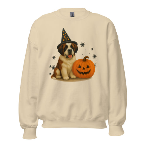 St. Bernard Witchy Dog Sweatshirt