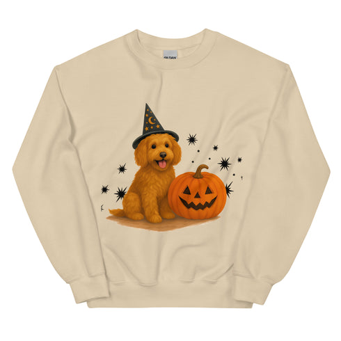 Golden Doodle Halloween Witchy Dogs Sweatshirt