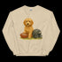 Golden doodle Football Sweatshirt