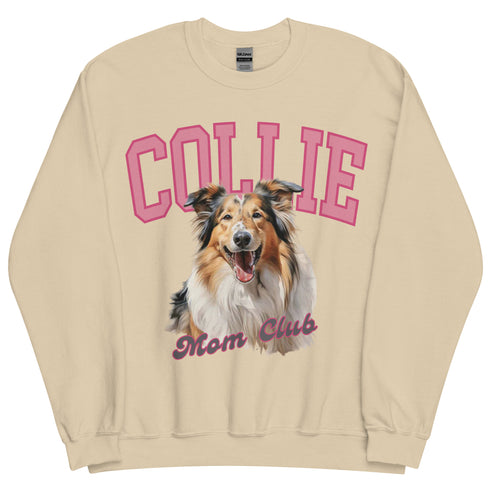 Rough Collie Mom Club Sweatshirt