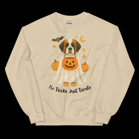 St. Bernard No Tricks No Treat Dog Sweatshirt