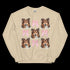 Sheltie With Pink Bows Dog Sweatshirt