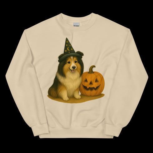 Sheltie Witchy Dog Sweatshirt