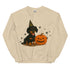 Black & Tan Short Hair Dachshund Halloween Witchy Dogs Sweatshirt
