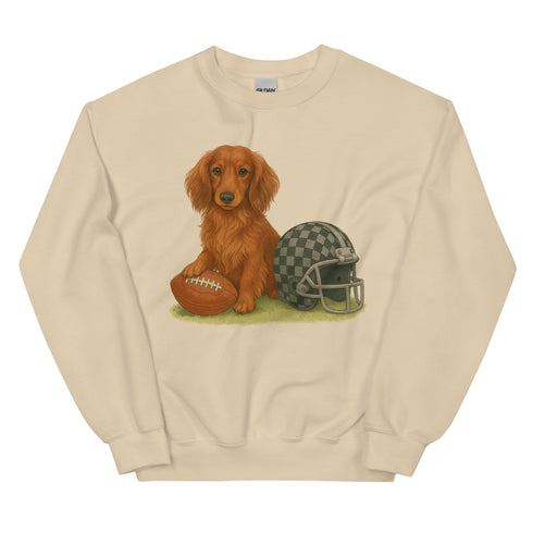 Dachshund Football Sweatshirt