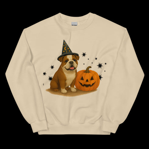 English Bulldog Halloween Witchy Dogs Sweatshirt