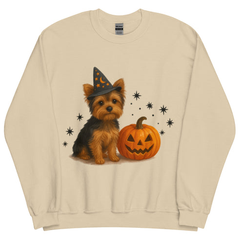Yorkie Halloween Witchy Dogs Sweatshirt