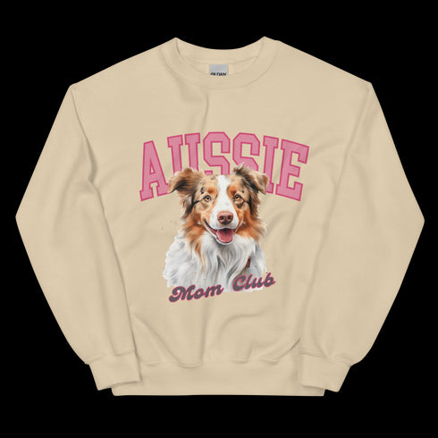 Red Merle Aussie Dog Mom Club Sweatshirt