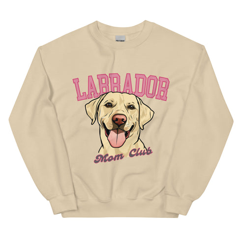 Yellow Lab Dog Mom Club Sweatshirt