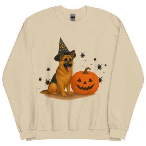 German Shepherd Halloween Witchy Dogs Sweatshirt