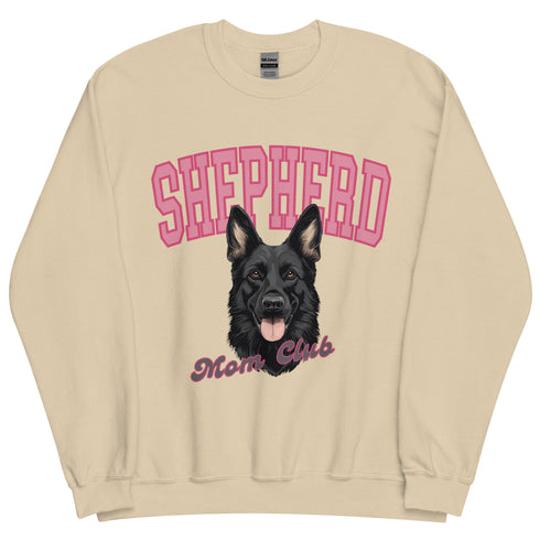 Black German Shepherd Mom Club Sweatshirt