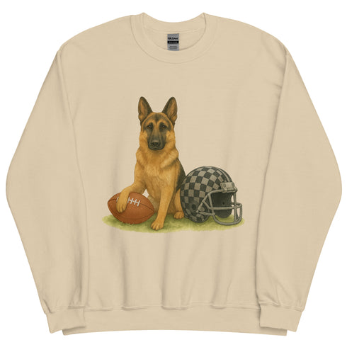 German Shepherd Football Sweatshirt
