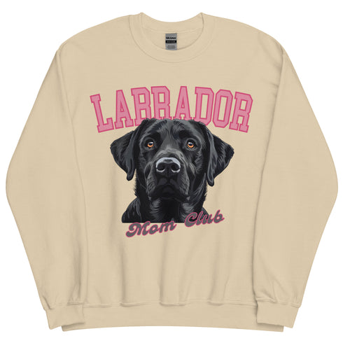 Black Labrador Dog Mom Club Sweatshirt