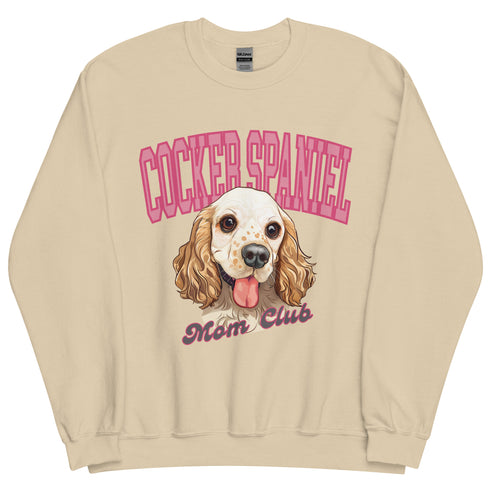 Cocker Spaniel Mom Club Sweatshirt