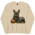 Black French Bulldog Football Sweatshirt