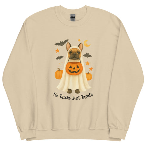 French Bulldog No Tricks Just Treats Crewneck