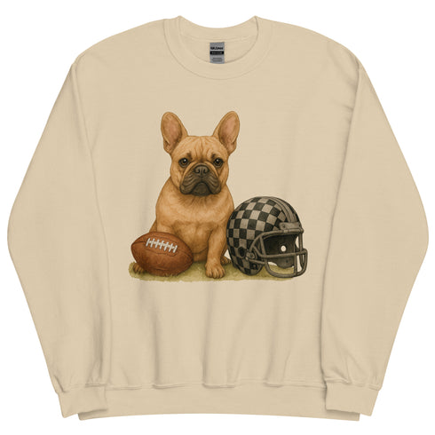 French Bulldog Football Sweatshirt