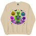 Halloween Skeleton Meditation Sweatshirt