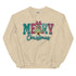 Faux Crochet Merry Christmas Crewneck