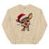 Faux Yarn Reindeer Crewneck