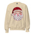 Santa Faux Patchwork Christmas Sweatshirt,
