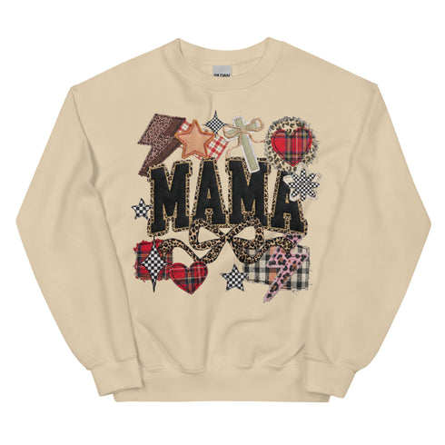 MAma Faux Quilt Sweatshirt