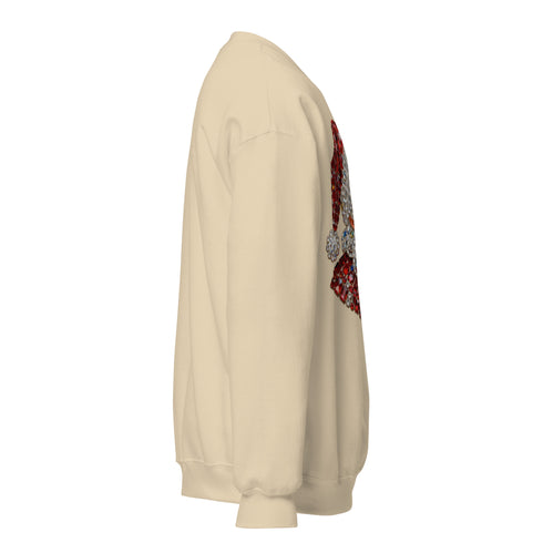 Rhinestone Santa Sweatshirt,