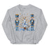 Blue Nutcracker Christmas Sweatshirt
