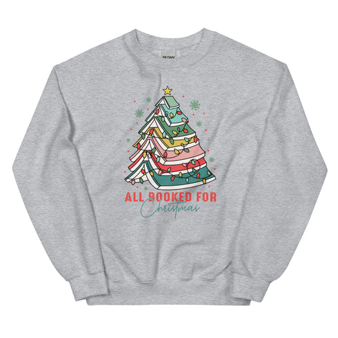 All Booked For Christmas Sweatshirt