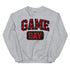Game Day Red Plaid Football Sweatshirt