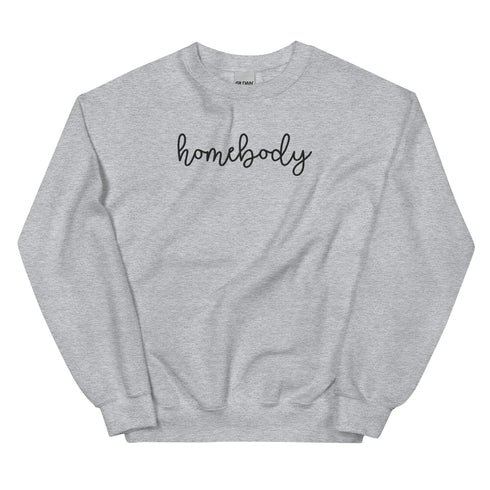 Homebody Embroidered Crewneck