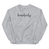 Homebody Embroidered Crewneck