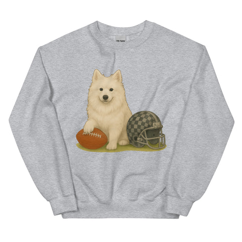 American Eskimo Football Sweatshirt