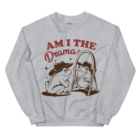 Am I the Drama? Frog Crewneck