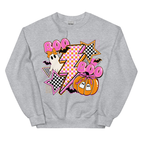 Sweatshirt Retro Halloween Doodle Shirt