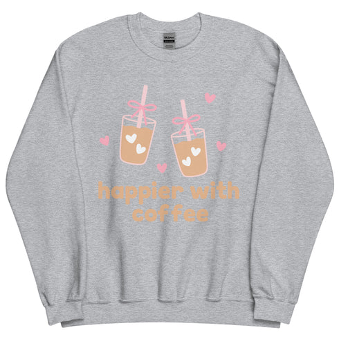 Happier with Coffee Crewneck