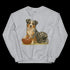 Blue Merle Aussie Football Sweatshirt