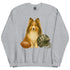 Sheltie Football Dog Sweatshirt