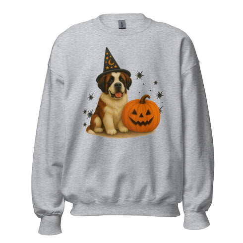 St. Bernard Witchy Dog Sweatshirt