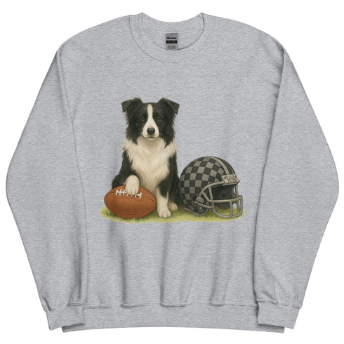 Border Collie Football Sweatshirt