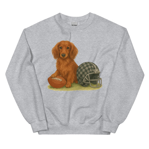 Dachshund Football Sweatshirt