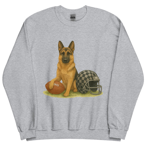 German Shepherd Football Sweatshirt