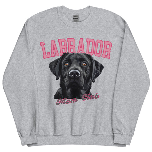 Black Labrador Dog Mom Club Sweatshirt