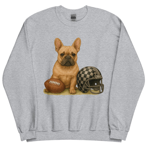 French Bulldog Football Sweatshirt