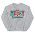 Faux Crochet Merry Christmas Crewneck