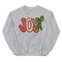 Joy Faux Crochet Christmas Crewneck