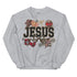 Jesus Faux Quilted Crewneck