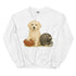 English Creme Retriever Football Crewneck