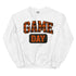 Game Day Orange Plaid Football Sweatshirt